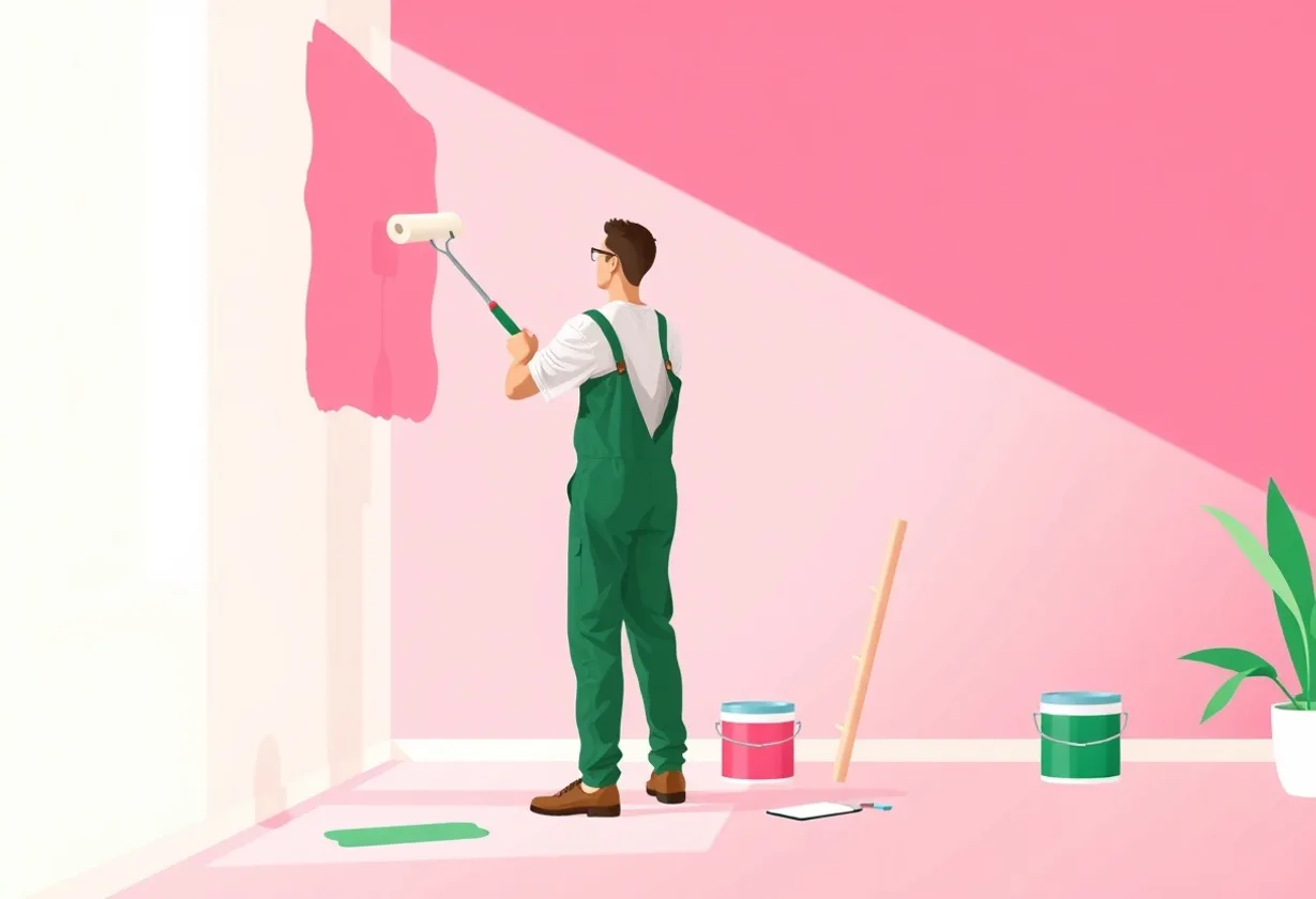 Peintre Mios 33380 en intervention sur un chantier